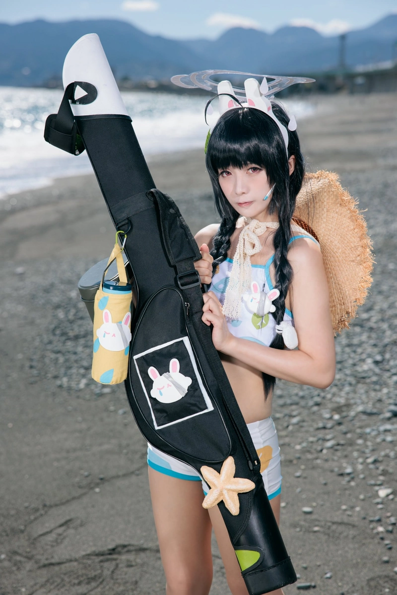 hình gái xinh cosplay thỏ nổi bật trong khung hình đẹp