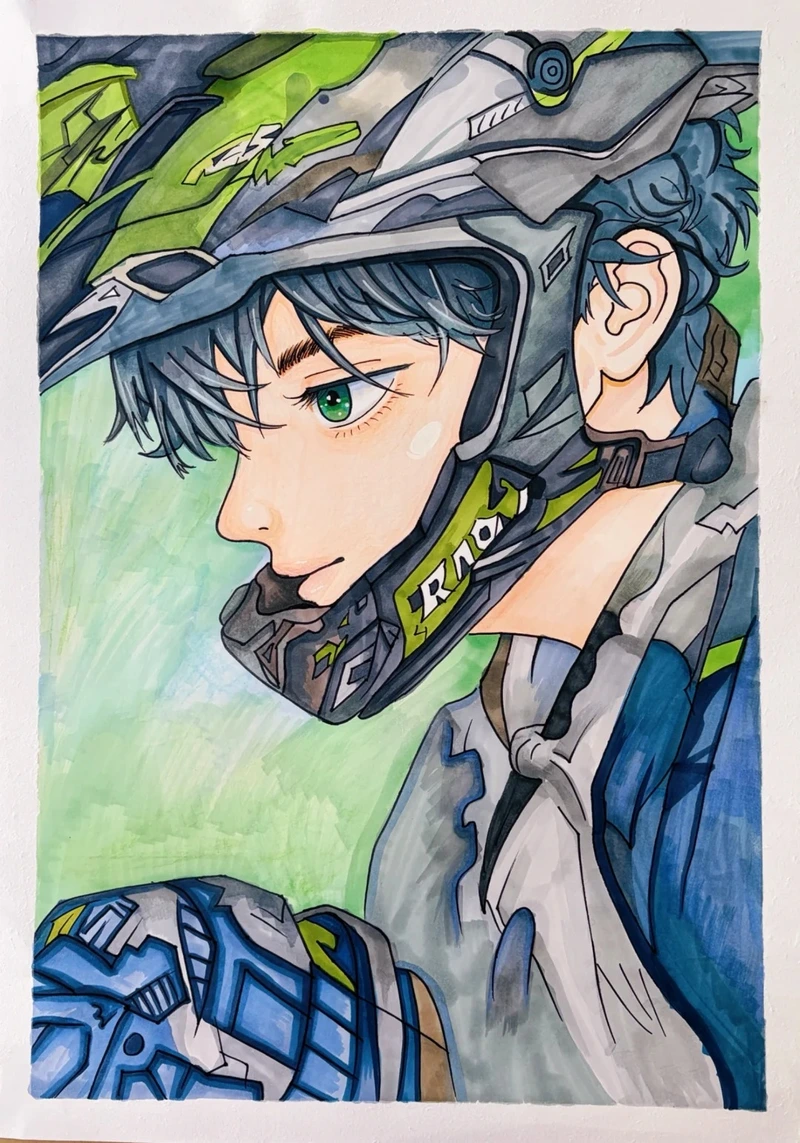 nét vẽ anime nam ấn tượng với phong cách riêng
