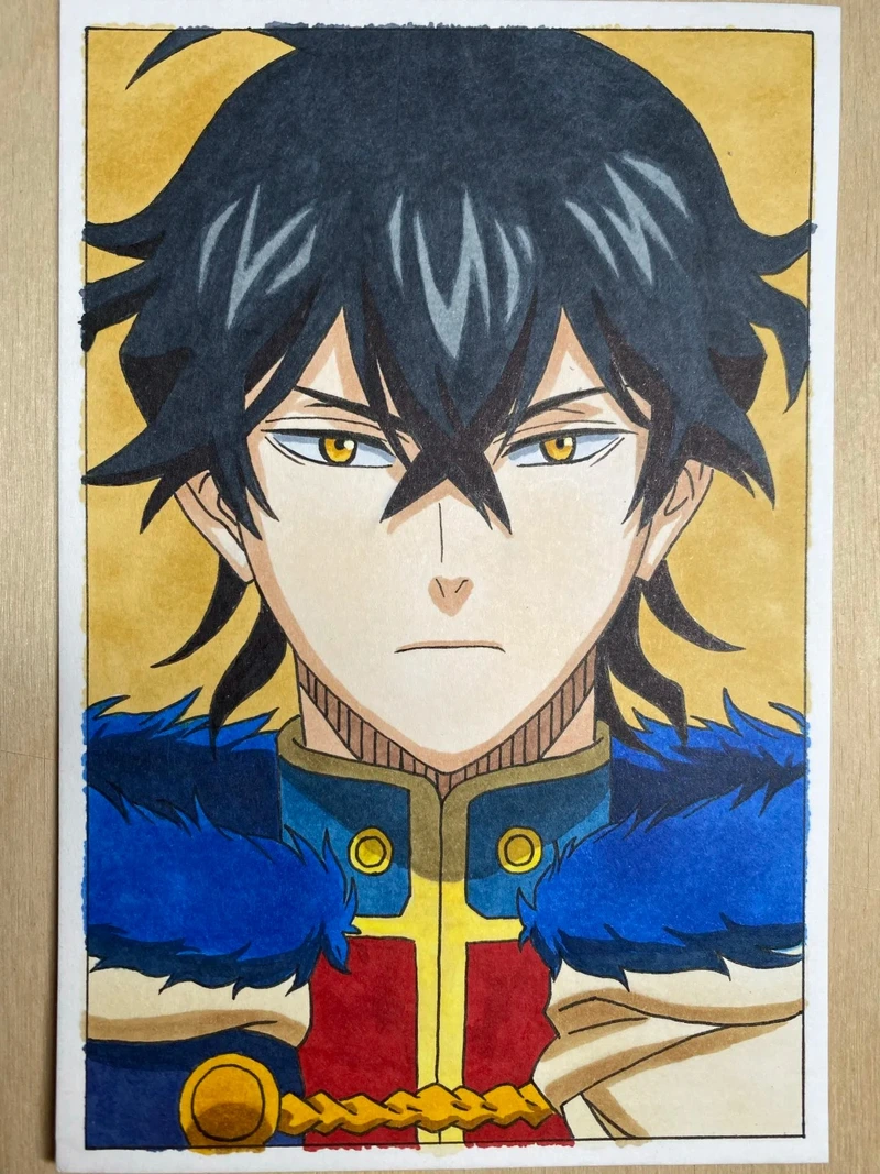 tranh vẽ anime nam cực phẩm với visual không góc chết