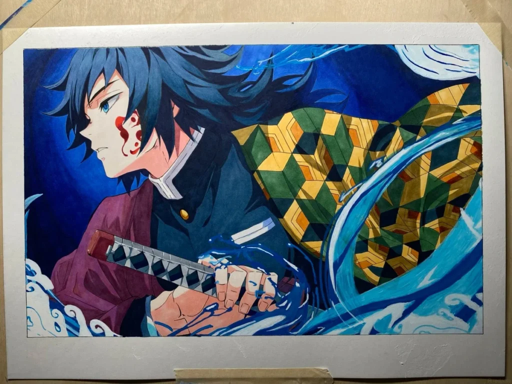 tranh vẽ anime nam thumbnail
