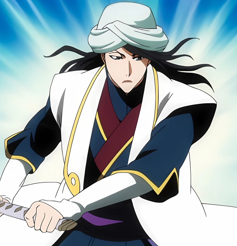 Ảnh anime Byakuya Kuchiki phong thái điềm tĩnh