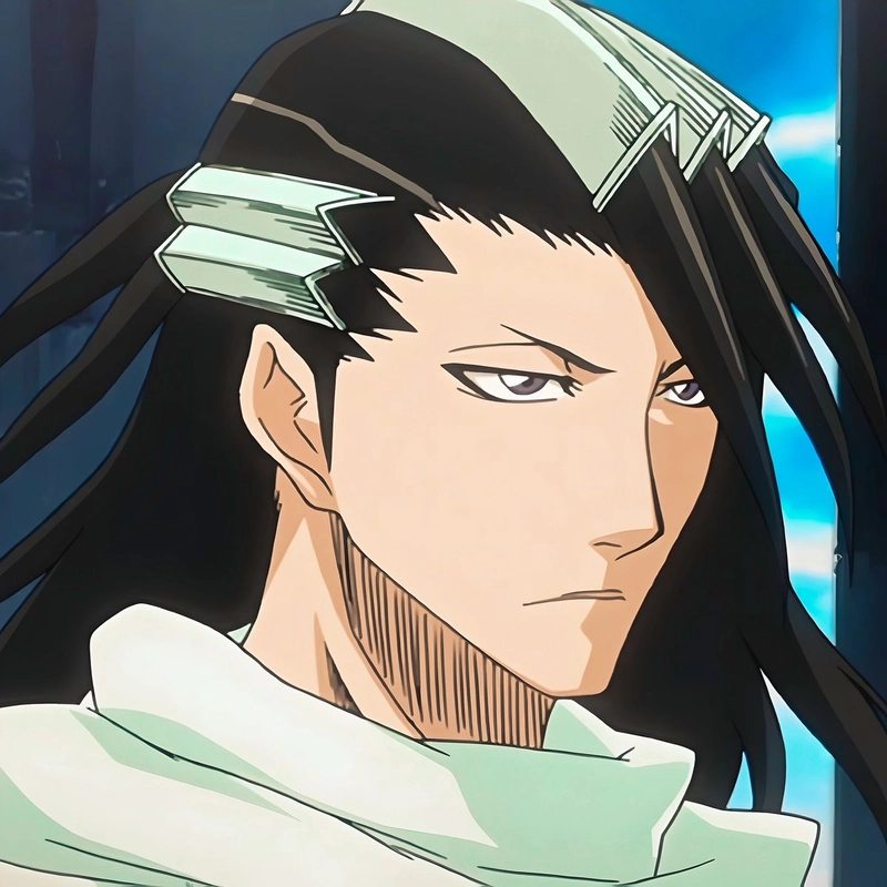 Ảnh anime Byakuya Kuchiki trong khung cảnh đẹp