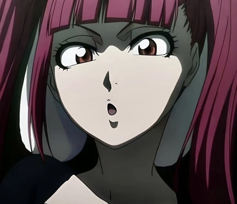 Ảnh anime Dokugamine Riruka nền tối huyền bí