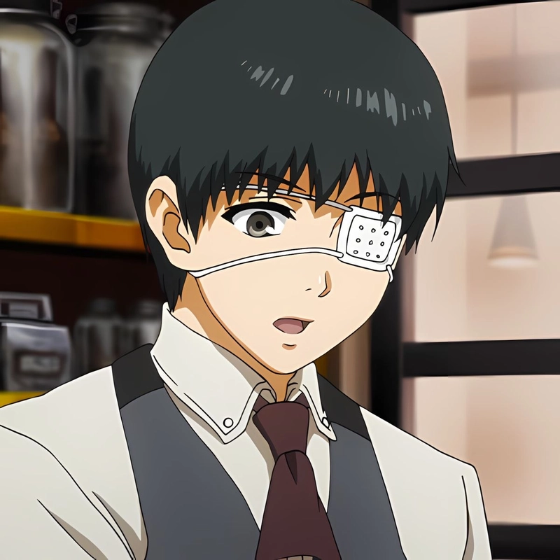 Ảnh anime Kaneki phong cách tự nhiên nhẹ