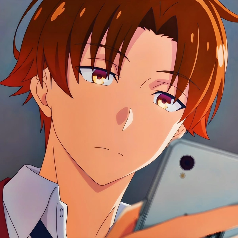 Ảnh anime Kiyotaka phong cách đơn giản đẹp