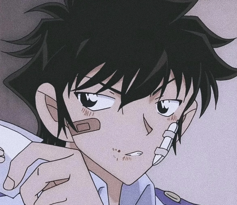 Ảnh anime Matsuda phong thái nhẹ nhàng đẹp