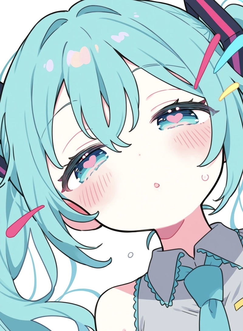 Ảnh anime Miku phối cảnh nhẹ nhàng cuốn hút