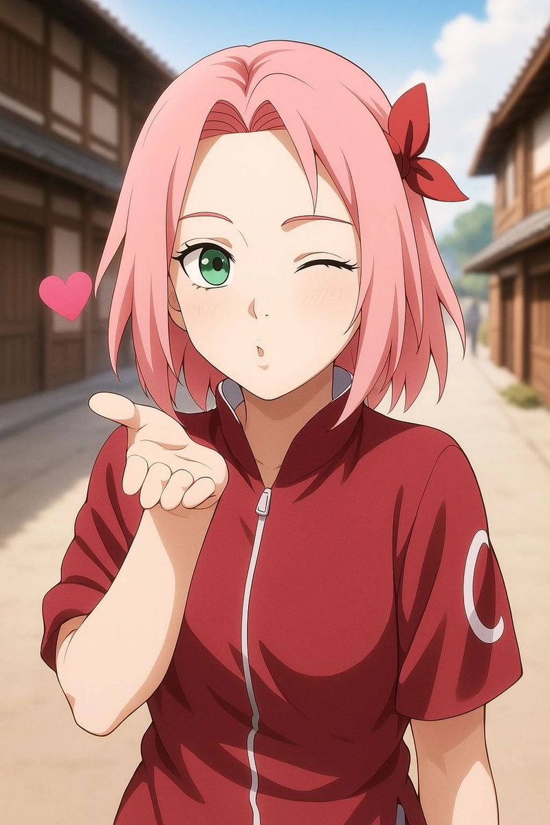 Ảnh anime Sakura sắc nét với chi tiết tinh tế