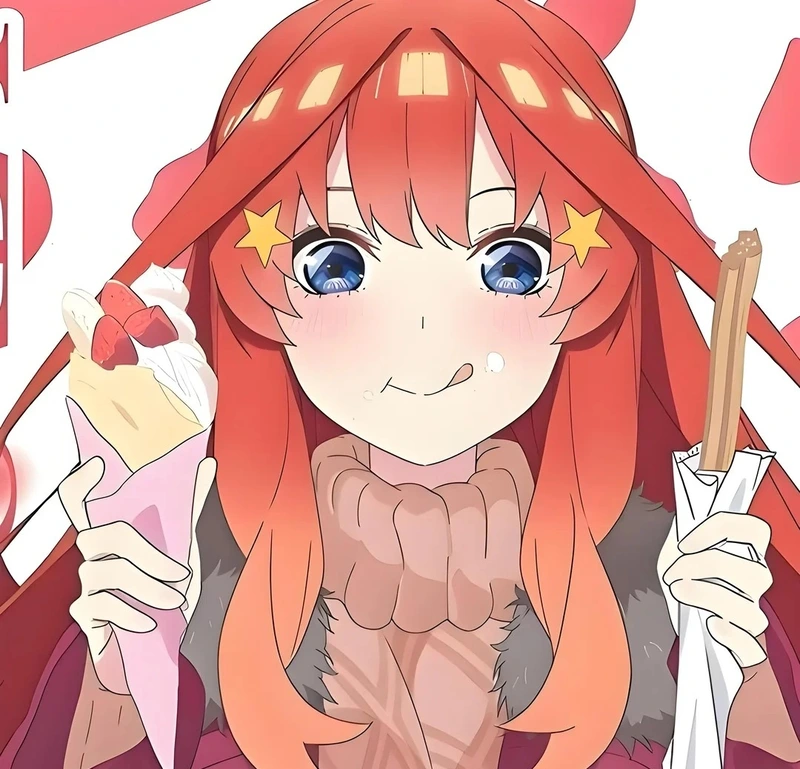 Ảnh anime học đường nổi bật với Itsuki Nakano