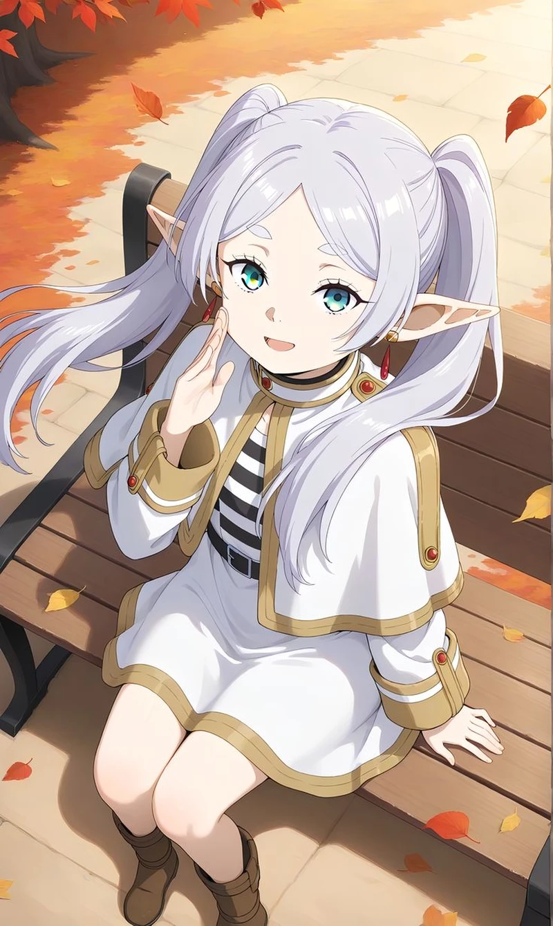 Ảnh anime phép thuật của Frieren hợp làm hình nền đẹp