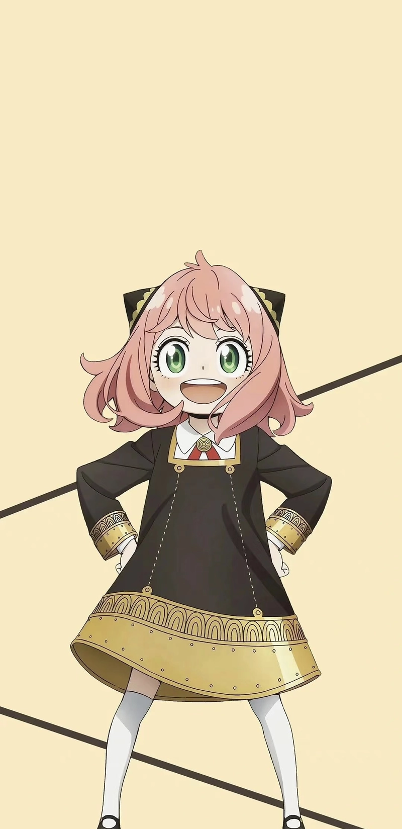 Ảnh chân dung anime Anya phong cách đáng yêu