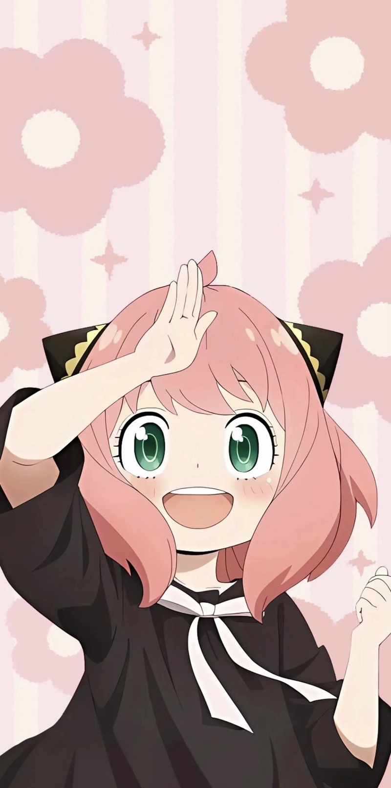 Ảnh cô bé đáng yêu anime Anya mỉm cười