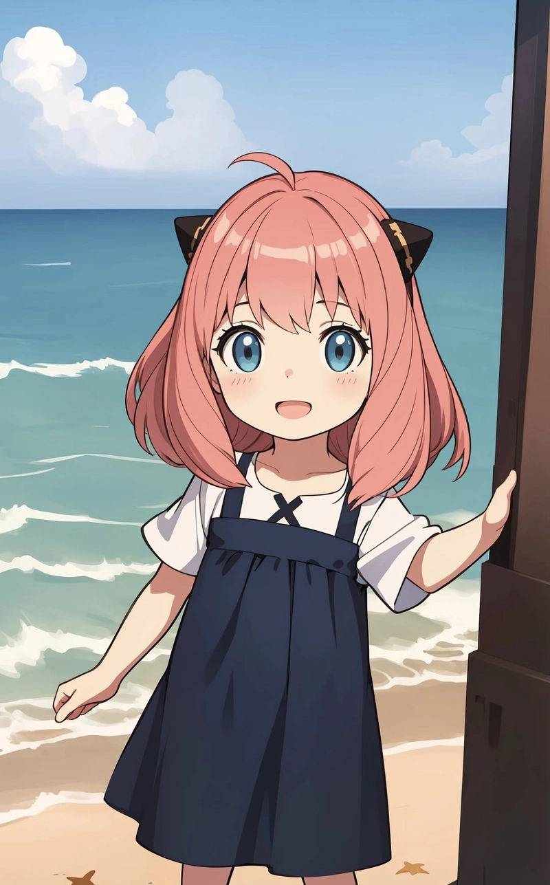 Ảnh cô bé ngộ nghĩnh với Anya anime đẹp