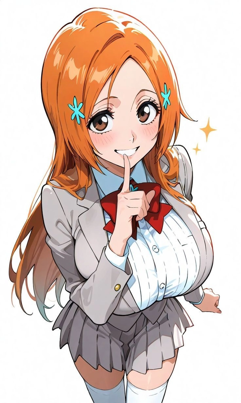 Ảnh gương mặt hiền của Orihime xinh