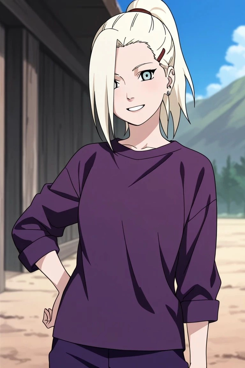 Ánh mắt dịu dàng của Ino Yamanaka anime