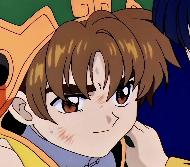 Ánh nhìn Syaoran mang nét bình tĩnh tự nhiên