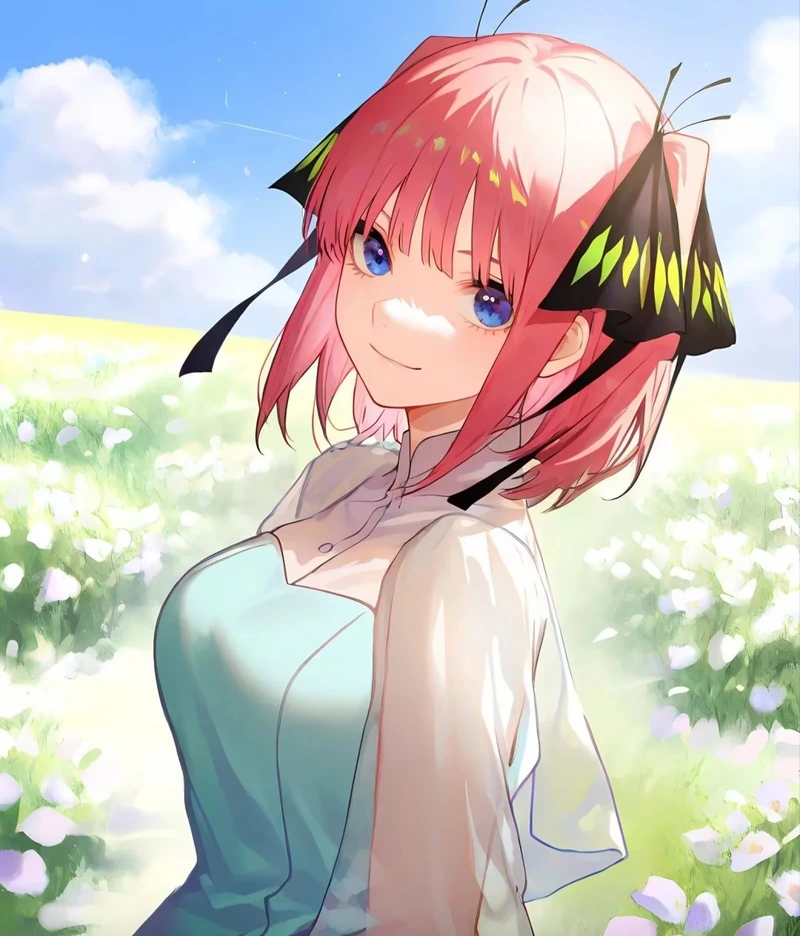 Ánh nhìn của Nino Nakano trong anime khiến fan cực ấn tượng