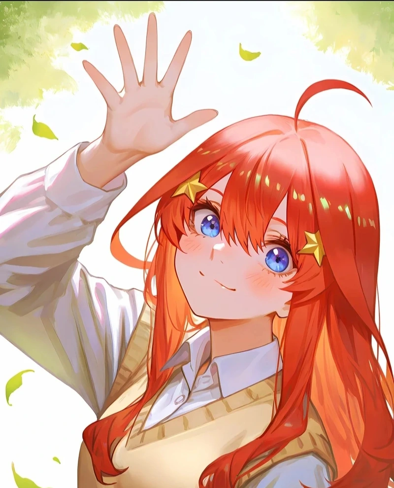 Ảnh nữ sinh anime Itsuki Nakano cực kỳ sắc nét