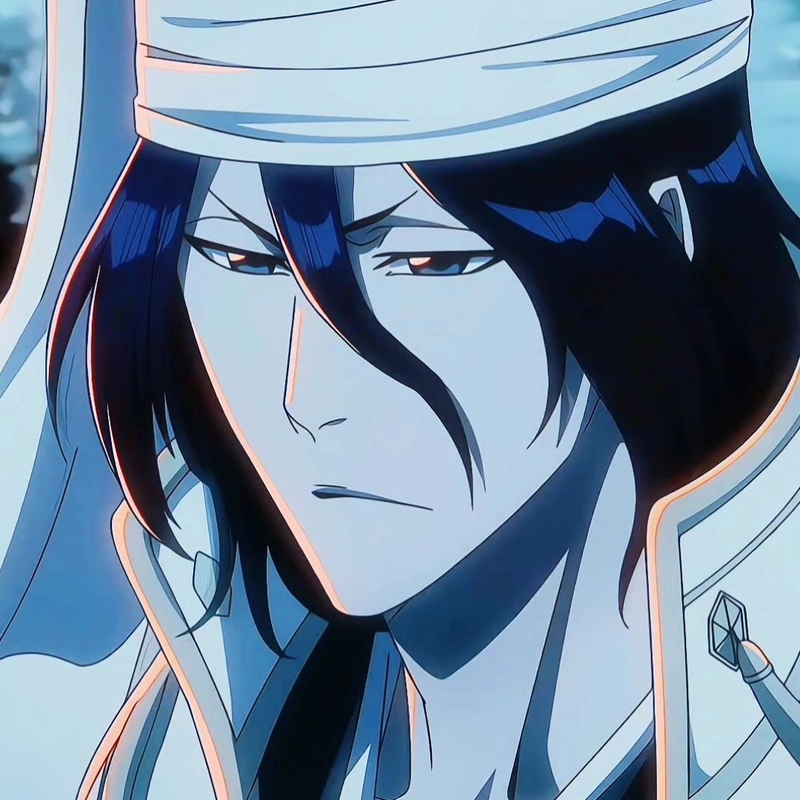 Anime Byakuya Kuchiki ánh mắt lạnh lùng nổi bật