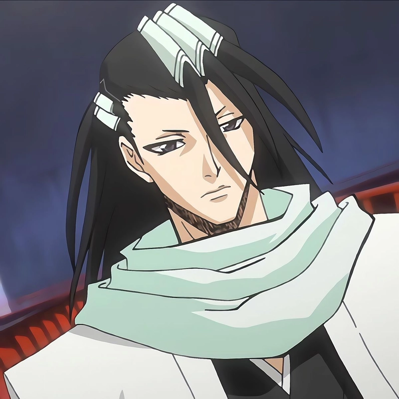 Anime Byakuya Kuchiki biểu cảm tự nhiên đẹp