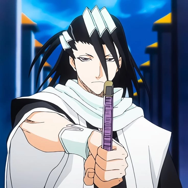Anime Byakuya Kuchiki trong tạo hình nổi bật