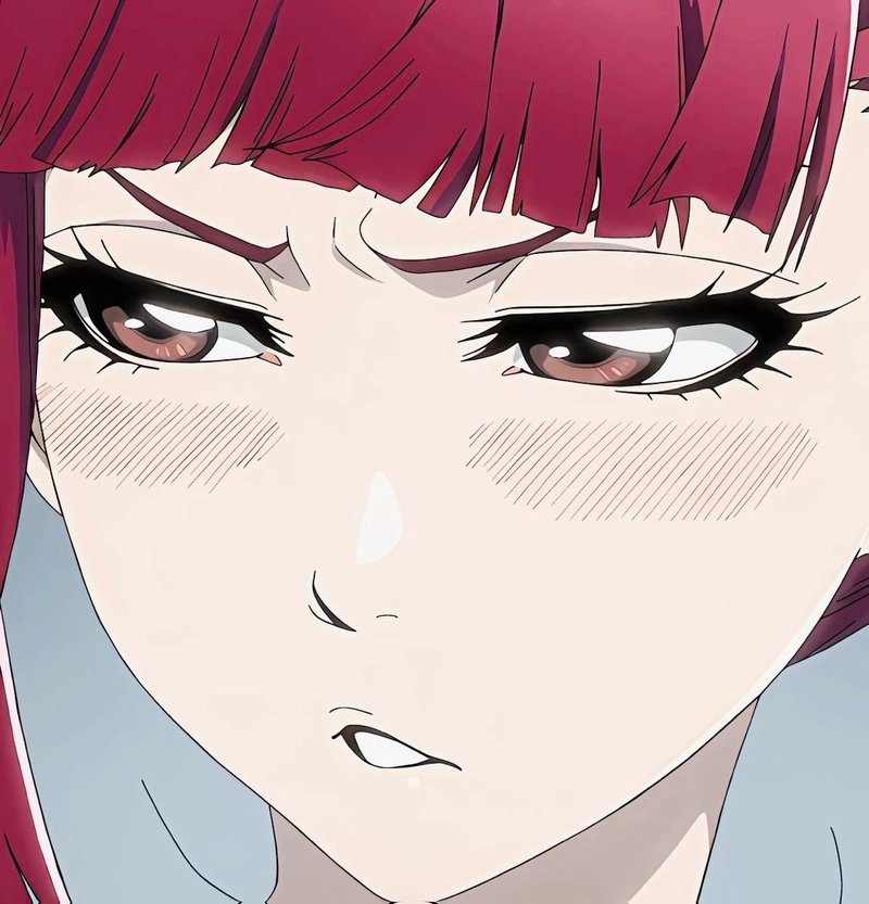 Anime Dokugamine Riruka biểu cảm buồn