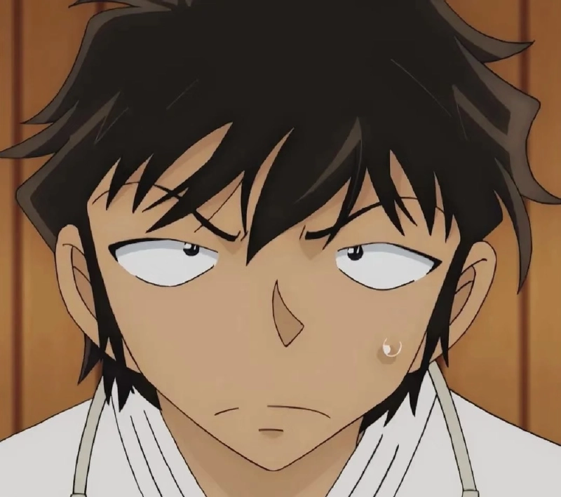 Anime Matsuda ánh mắt nhẹ nhàng tự nhiên