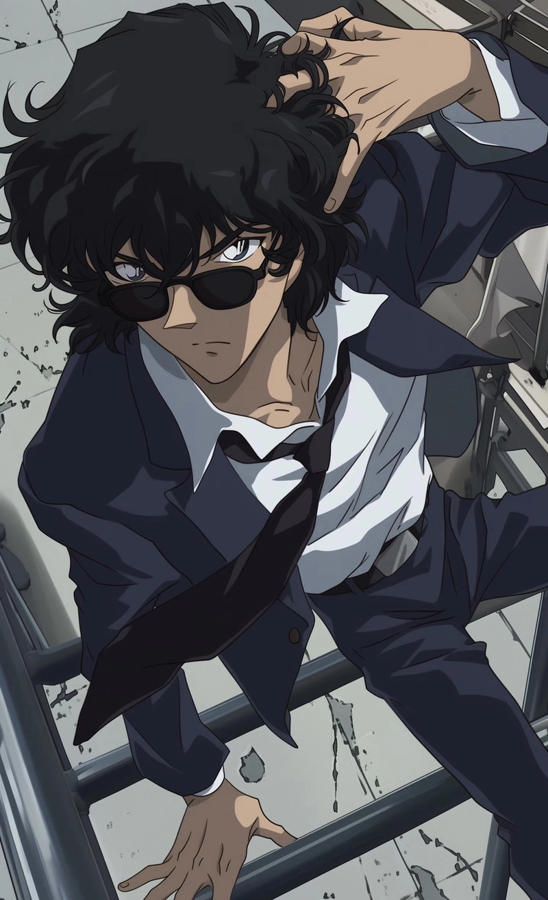Anime Matsuda với nét mặt tự nhiên đơn giản