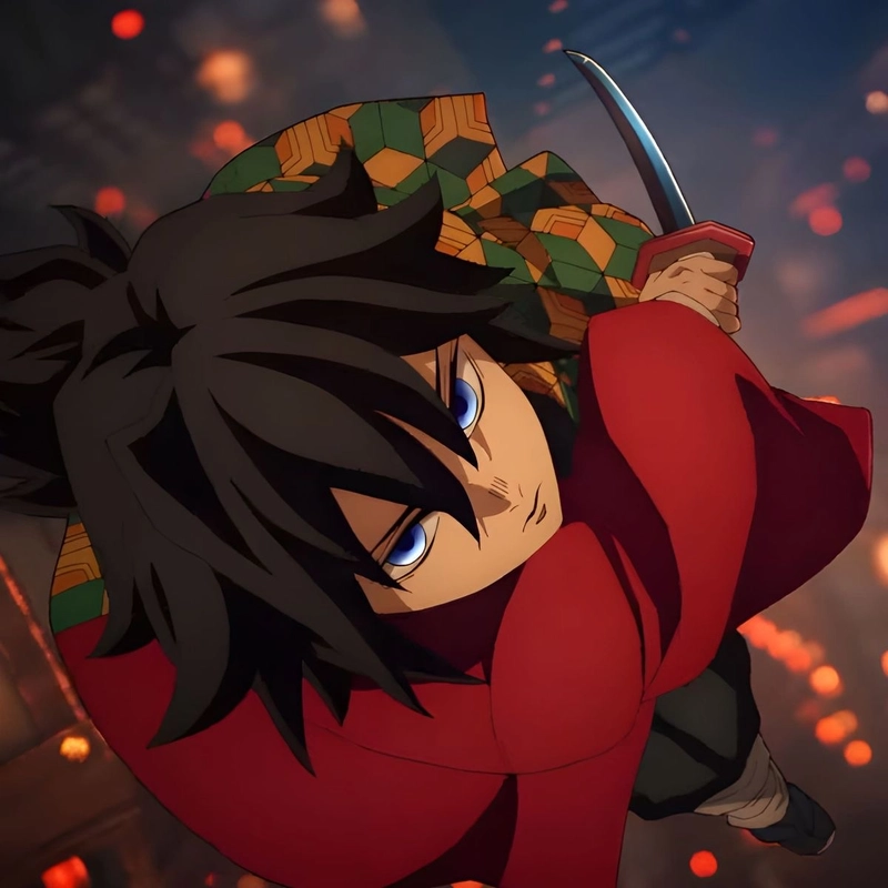 Anime Tomioka Giyuu đẹp lạnh lùng cuốn hút