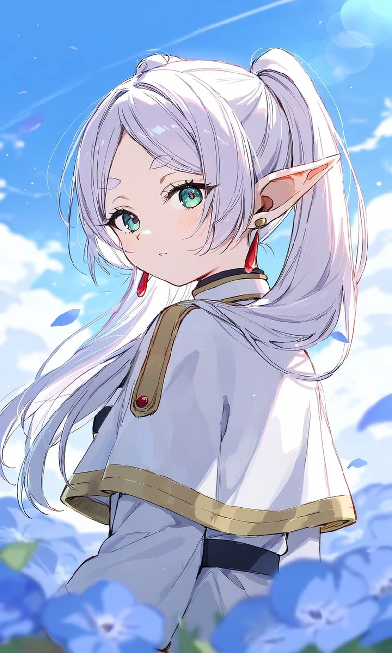 Cảnh dùng phép thuật trong anime Frieren nhìn rất nổi bật