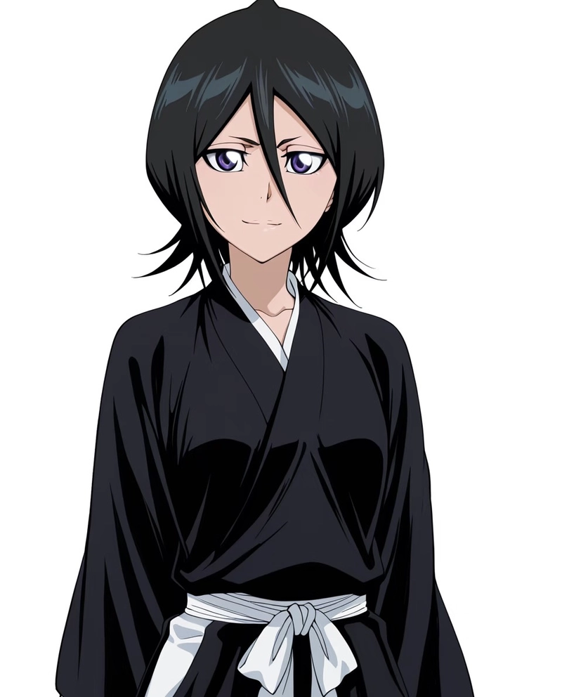 Chân dung cổ điển cuốn hút Kuchiki Rukia