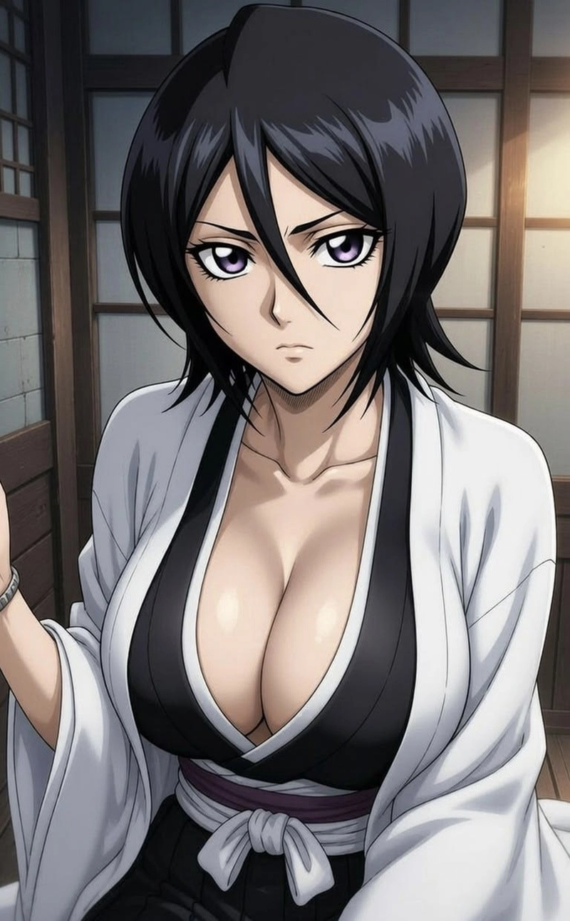 Chân dung thần thái lạnh Kuchiki Rukia