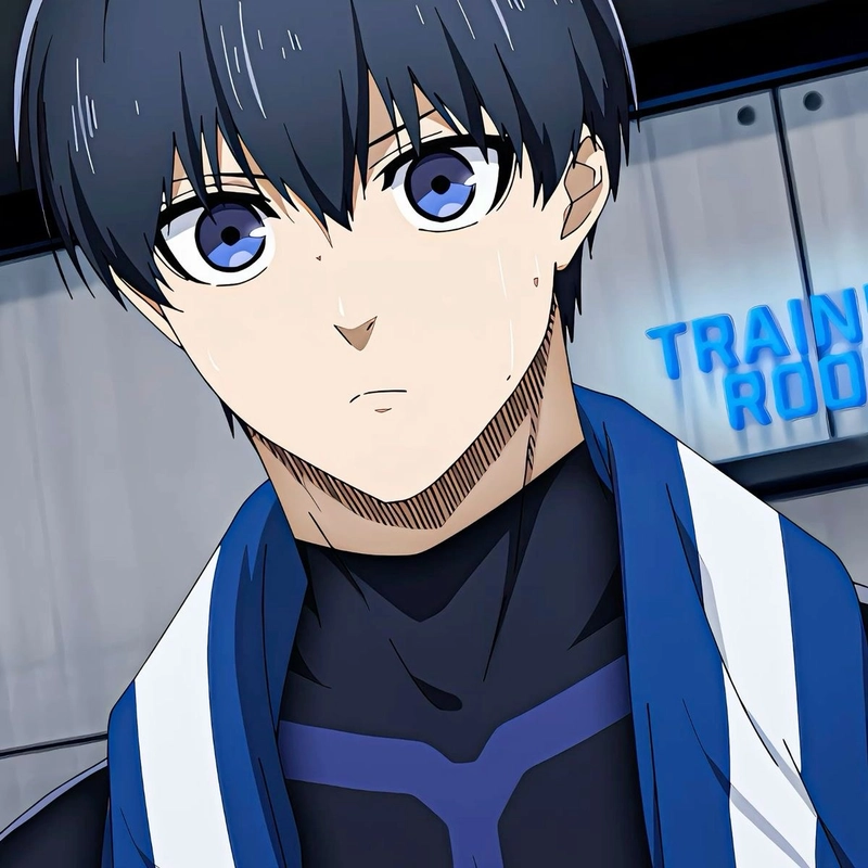 Góc nhìn Isagi Yoichi lạnh lùng phong cách anime