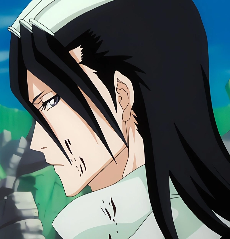 Hình Byakuya Kuchiki ánh mắt đầy uy lực