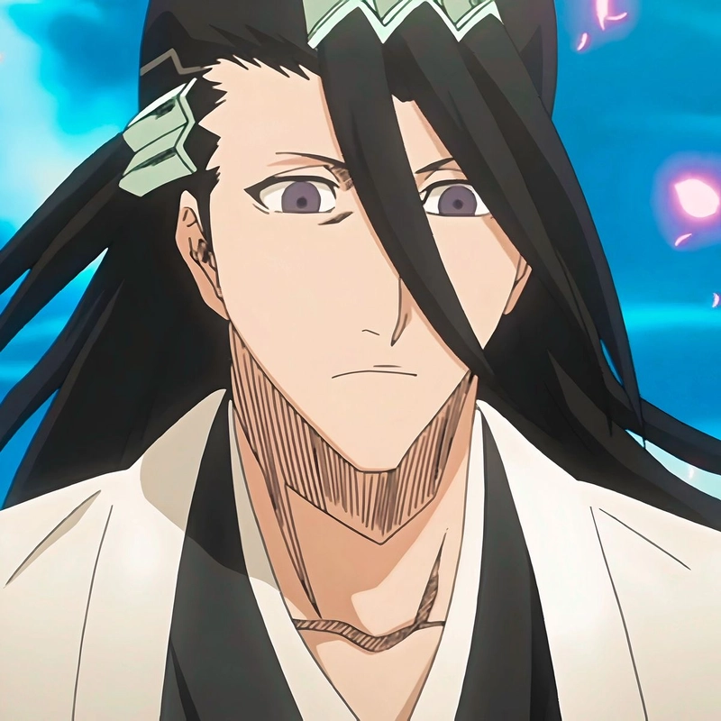 Hình Byakuya Kuchiki với vẻ ngoài điềm tĩnh