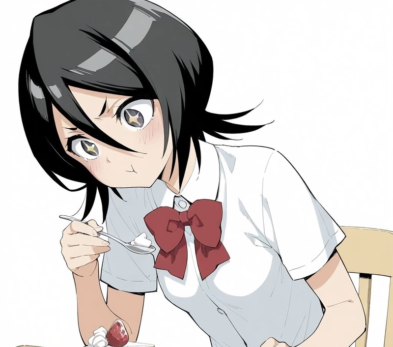 Hình Kuchiki Rukia với nét kiêu sa