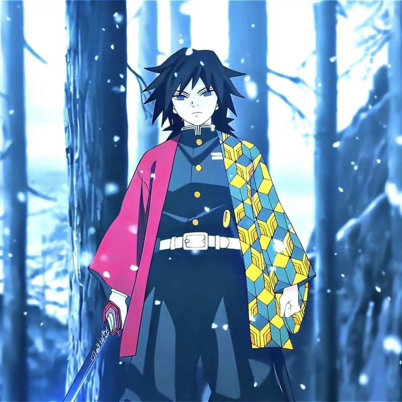Hình Tomioka Giyuu đẹp phong cách anime nổi bật