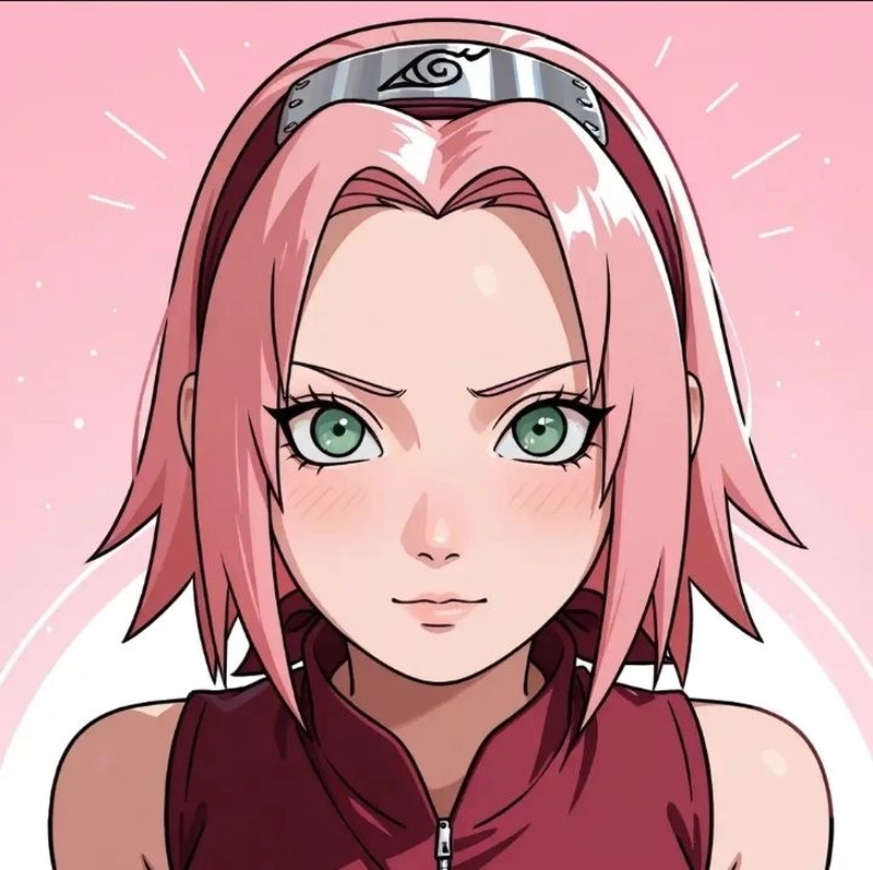 Hình ảnh Sakura anime dễ thương đầy sức sống