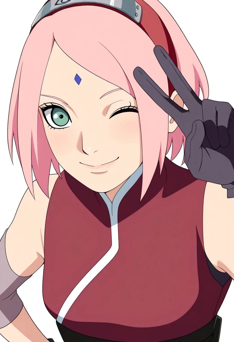 Hình ảnh Sakura anime đẹp với nét vẽ mềm mại
