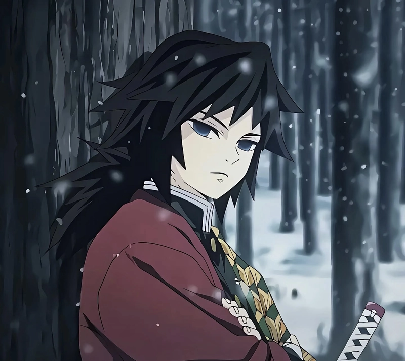 Hình ảnh Tomioka Giyuu ngầu phong cách anime