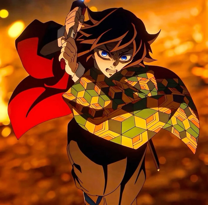 Hình ảnh Tomioka Giyuu phong cách anime đẹp