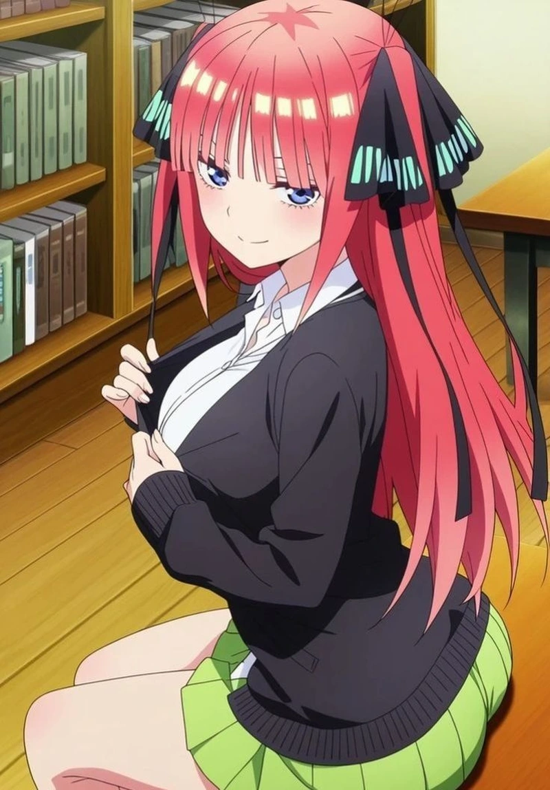 Hình ảnh Waifu Nino Nakano được fan anime Nhật tìm kiếm nhiều