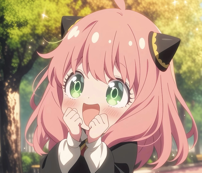 Hình ảnh anime Anya mặc đồ đáng yêu