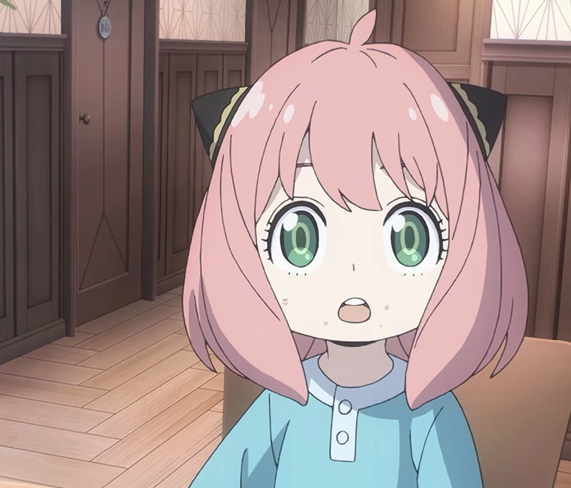 Hình ảnh biểu cảm đáng yêu của anime Anya