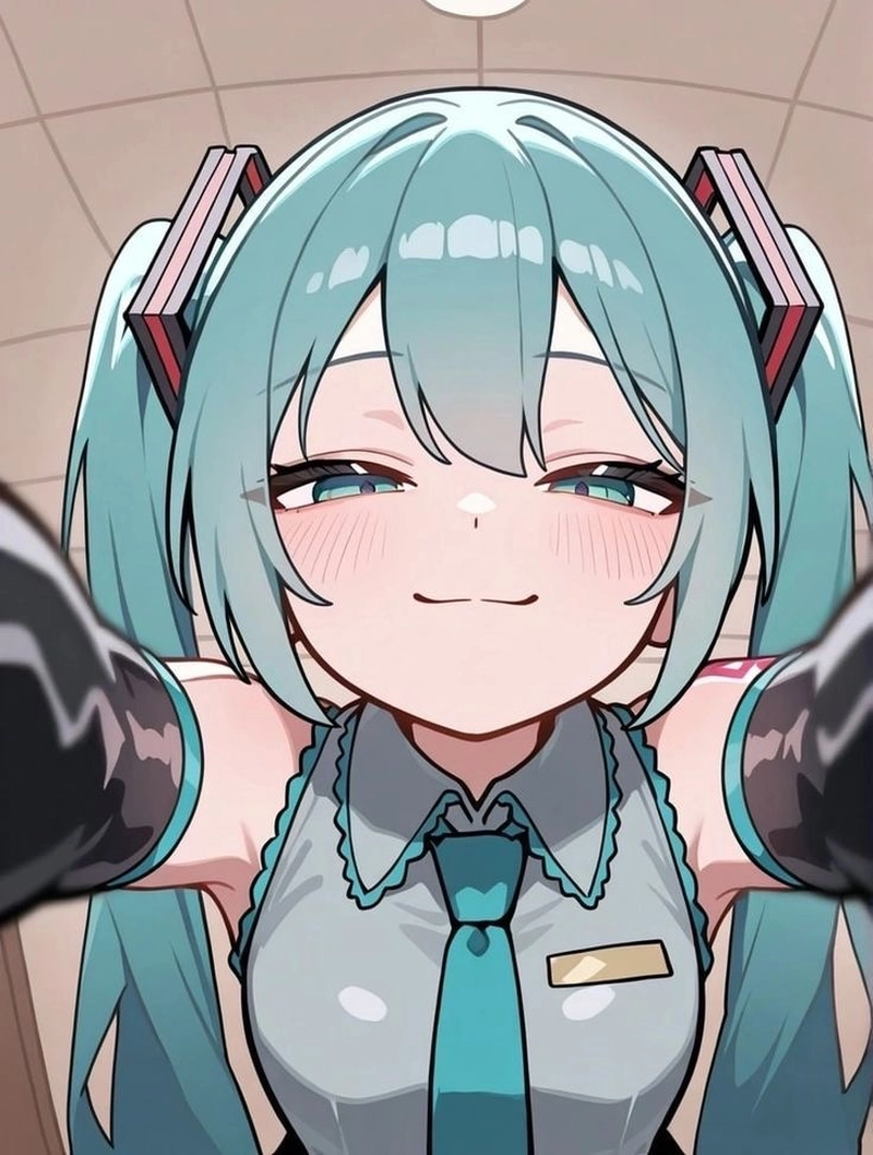 Hình ảnh sáng tạo nhân vật anime Miku đẹp