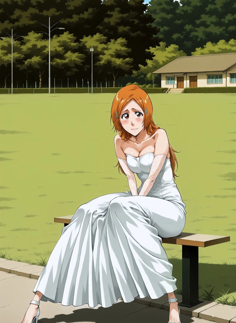 Hình ảnh tóc cam nổi bật Inoue Orihime