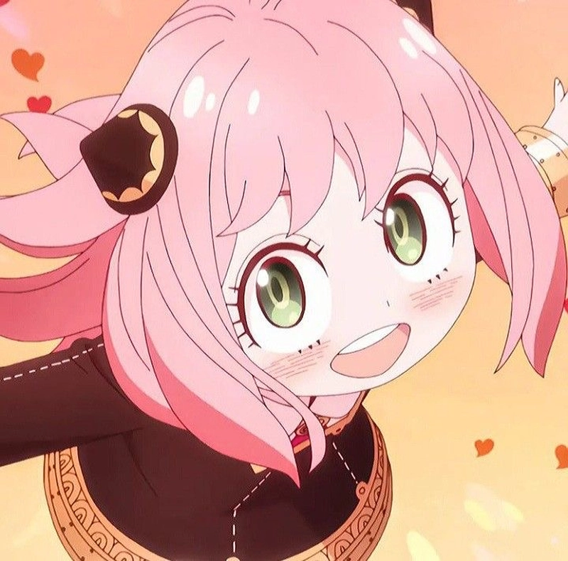 Hình anime Anya phong cách chibi ngộ nghĩnh