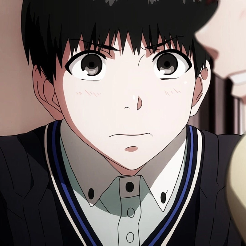 Hình anime Kaneki phong thái tự nhiên đơn giản￼