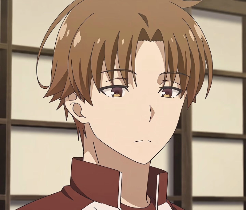 Hình anime Kiyotaka ánh mắt đầy cảm xúc