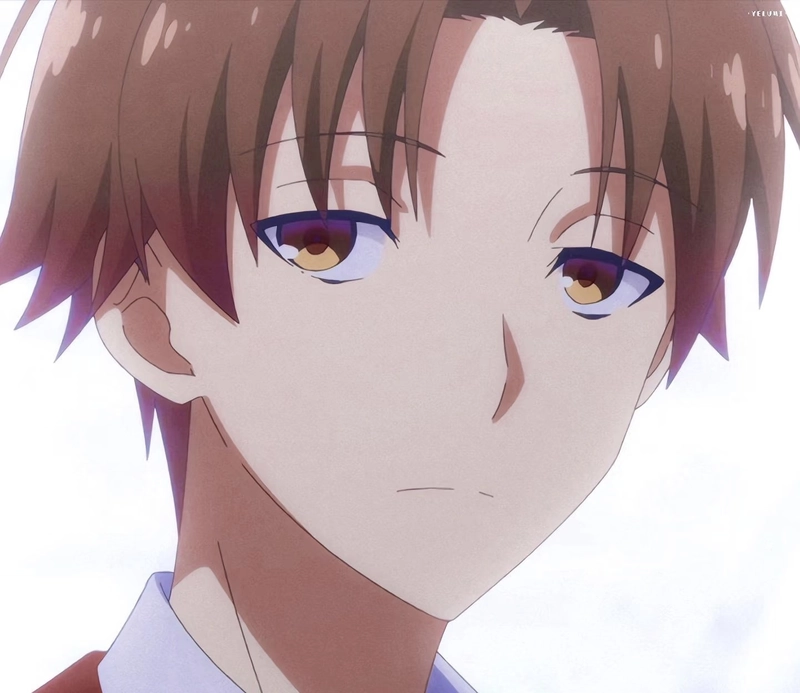 Hình anime Kiyotaka với ánh nhìn cuốn hút